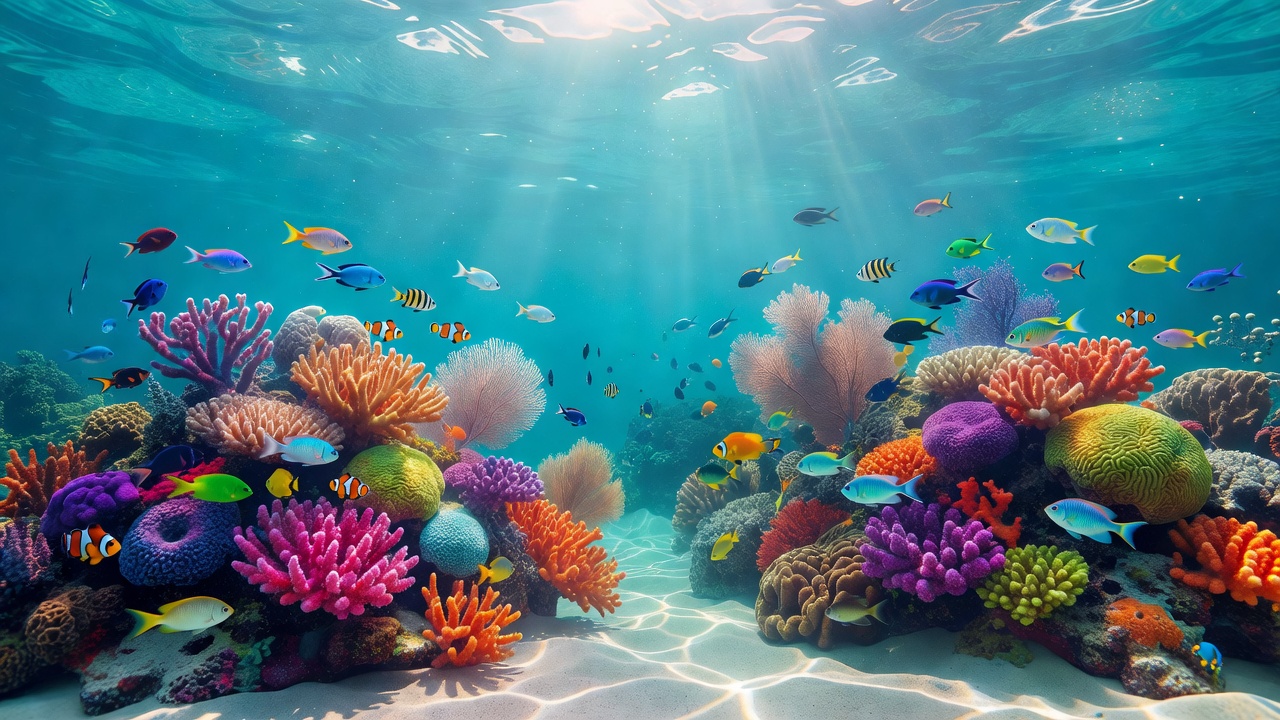Recife de coral — diversidade e natureza tropical